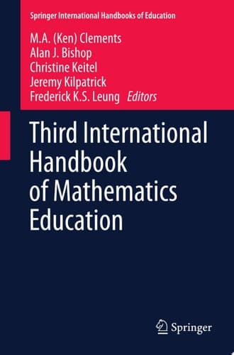 Cover of Third International Handbook of Mathematics Education
