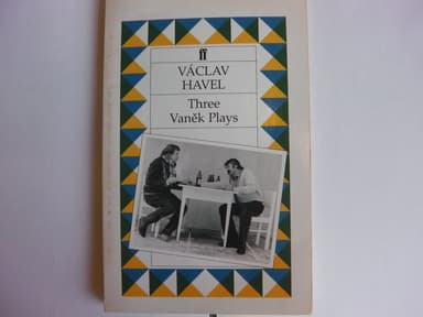 Cover of Three Vanek Plays