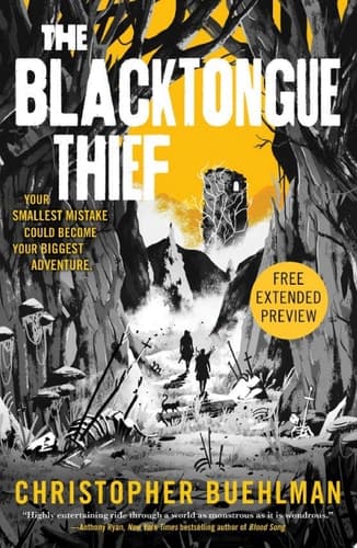 Cover of Blacktongue Thief Sneak Peek