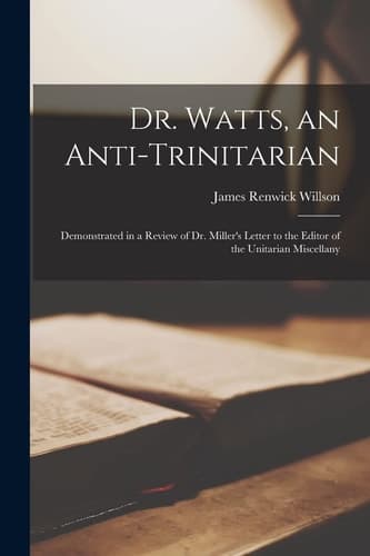 Cover of A Letter to the Editor of the Unitarian Miscellany ...