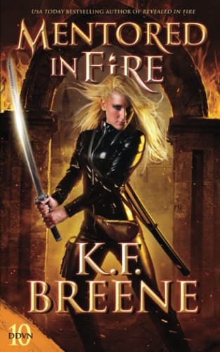 Cover of Mentored in Fire (Demon Days, Vampire Nights World)