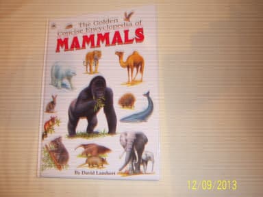 Cover of The Golden concise encyclopedia of mammals