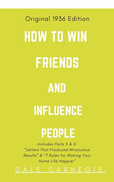 Cover of How to Win Friends and Influence People