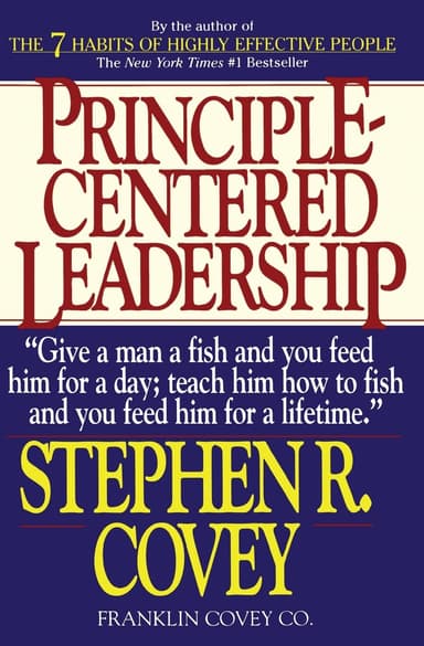Cover of Principle-Centered Leadership