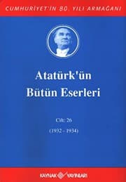 Cover of Ataturk'un Butun Eserleri - 26