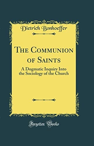 Cover of The communion of saints;