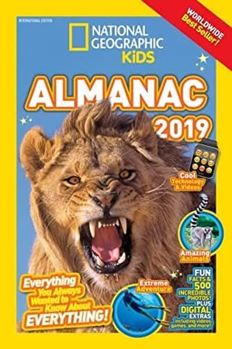 Cover of National Geographic Kids Almanac 2019, International Edition