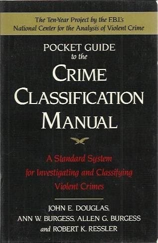 Cover of Pocket Guide to the Crime Classification Manual