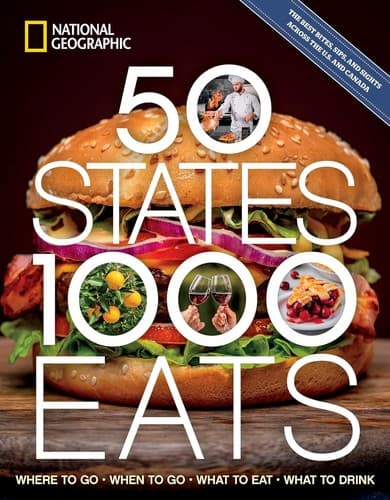 Cover of 50 States, 1,000 Eats