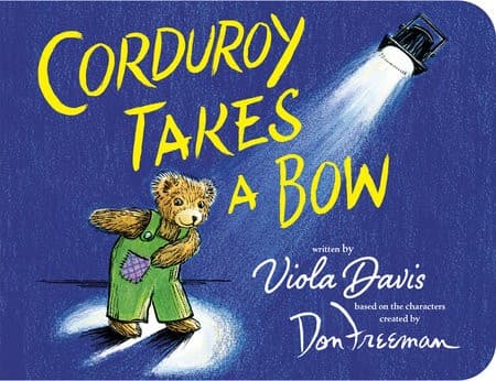 Cover of Corduroy takes a bow