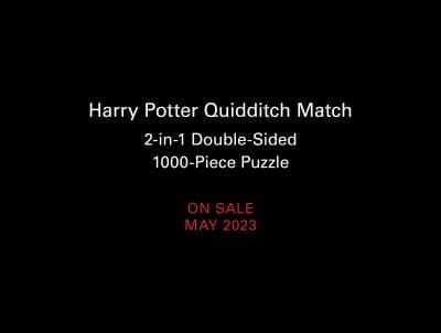 Cover of Harry Potter Quidditch Match 2-In-1 Double-Sided 1000-Piece Puzzle