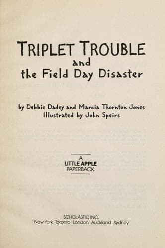 Cover of Triplet Trouble and the Field Day Disaster