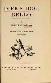Cover of Dirk's dog, Bello