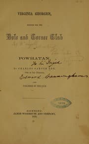 Cover of Virginia Georgics
