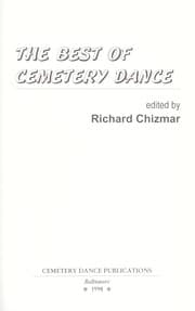 Cover of The Best of Cemetery Dance