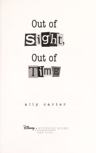 Cover of Out of Sight, Out of Time