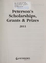 Cover of Peterson's scholarships, grants & prizes 2011