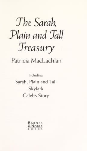 Cover of The Sarah, plain and tall treasury