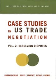 Cover of Case studies in US trade negotiation
