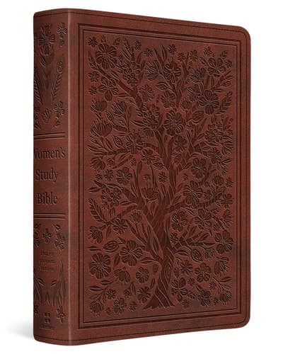 Cover of ESV Women's Study Bible (TruTone, Tan, Almond Tree Design)