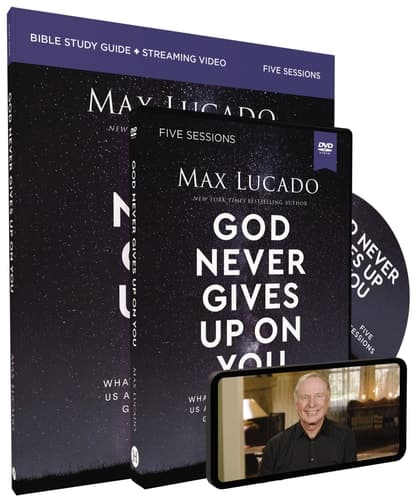 Cover of God Never Gives up on You Study Guide with DVD