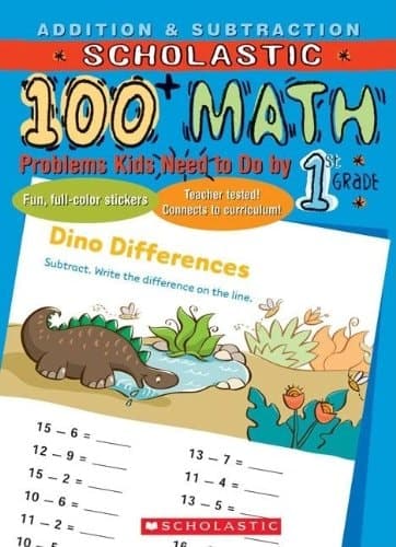 Cover of 100 Math, Addition & Subtraction, 1st Grade