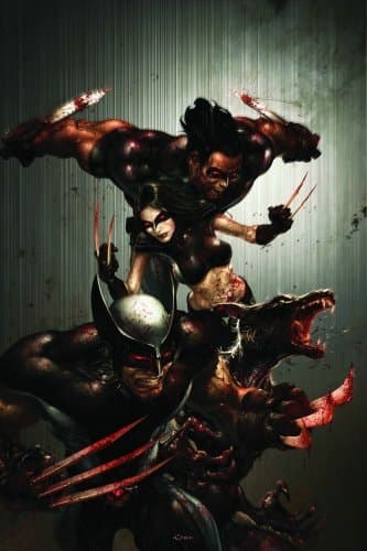 Cover of X-Force Volume 1 : Angels and Demons Premiere HC Bloody Variant