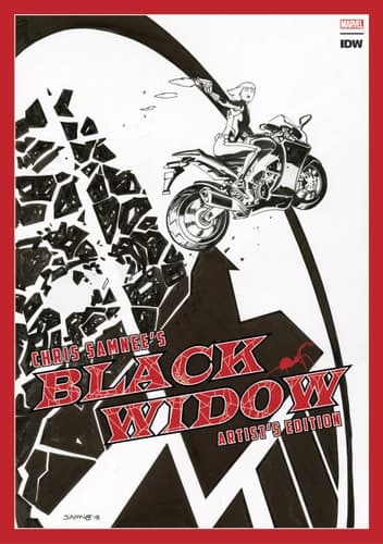 Cover of Chris Samnee's Black Widow Artist's Edition