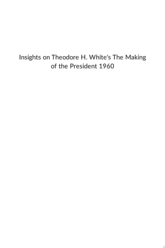 Cover of The Making of the President