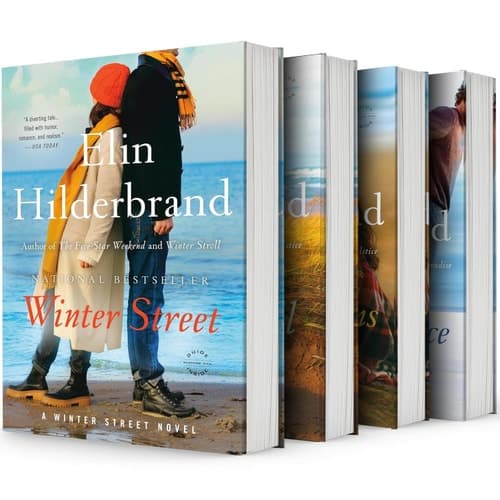 Cover of Winter Street Series, 4 Books Set, Winter Street, Winter Stroll, Winter Storms, Winter Solstice, by Elin Hilderbrand