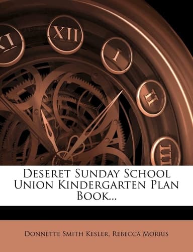Cover of Deseret Sunday School Union Kindergarten Plan Book